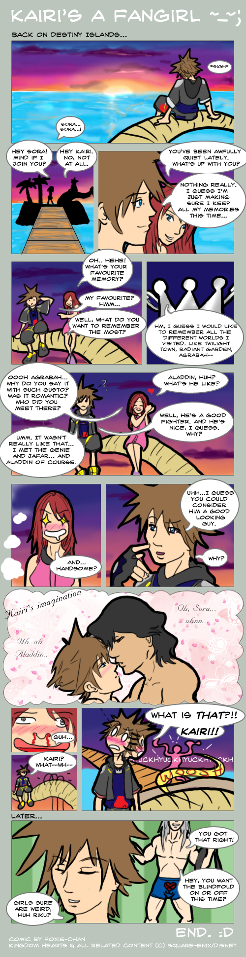 Kairi is a fangirl