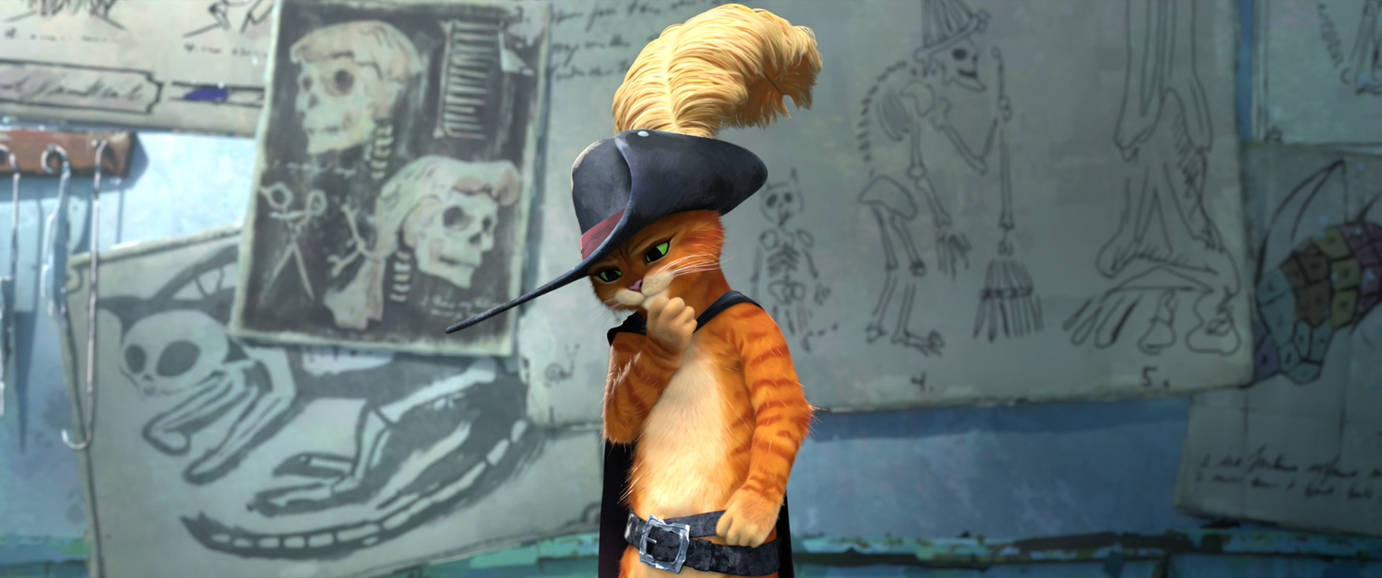 волк из кота в сапогах 2 тату