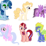 recolored ponies adopt OPEN SALE