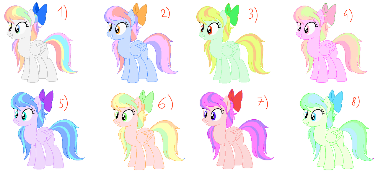 Mlp Rara Color Guide Colorfull MLP Color Pallette Adopt | OPEN by AmicaSecret-YT on DeviantArt