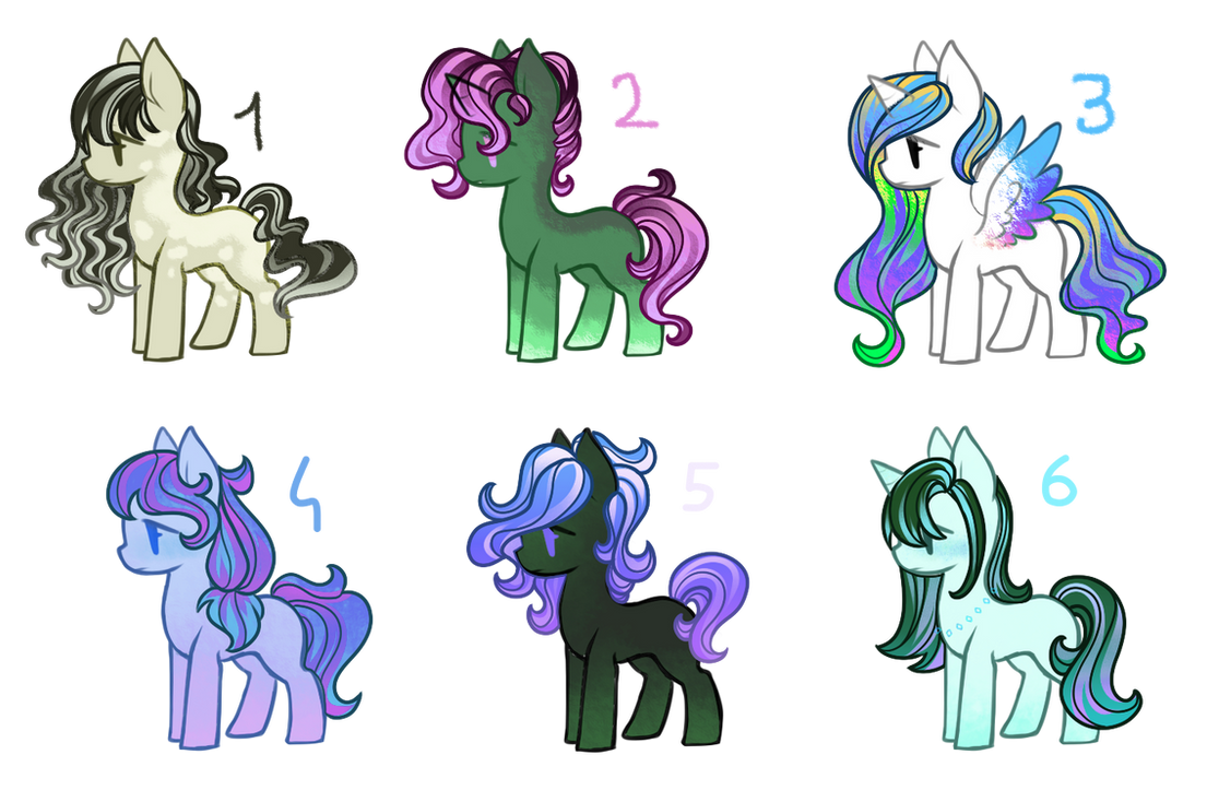 Mlp Rara Color Guide Random MLP Color Pallette Adopts | Open by AmicaSecret-YT on DeviantArt