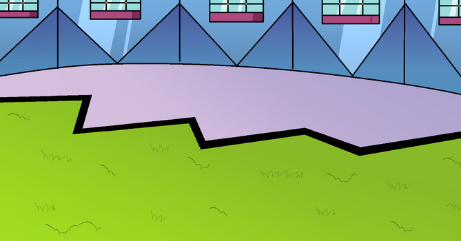 Crystal Empire Comic Styled Background - MLP