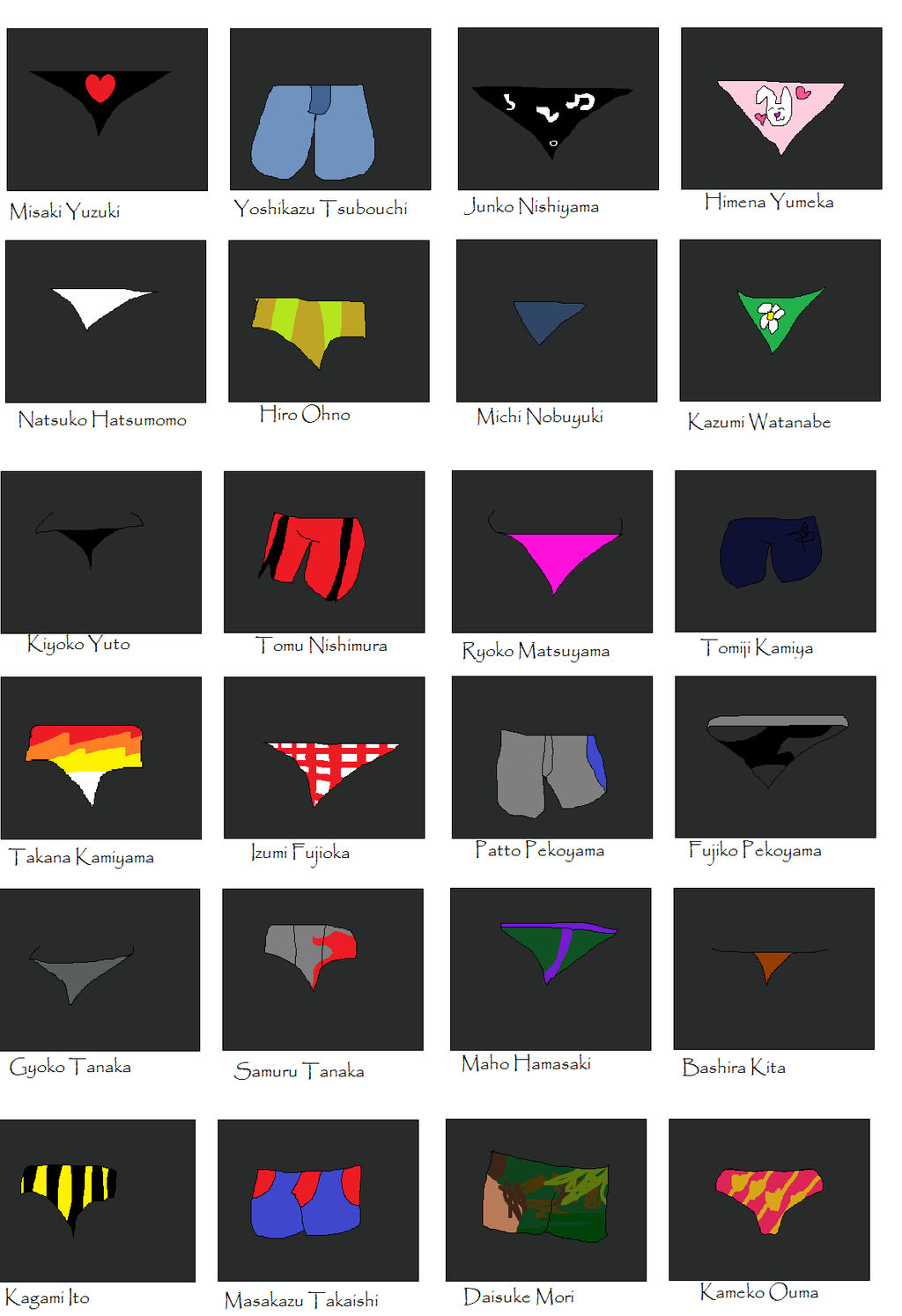 Danganronpa Return of Despair Underwear by DanganRonpaRODBlog on