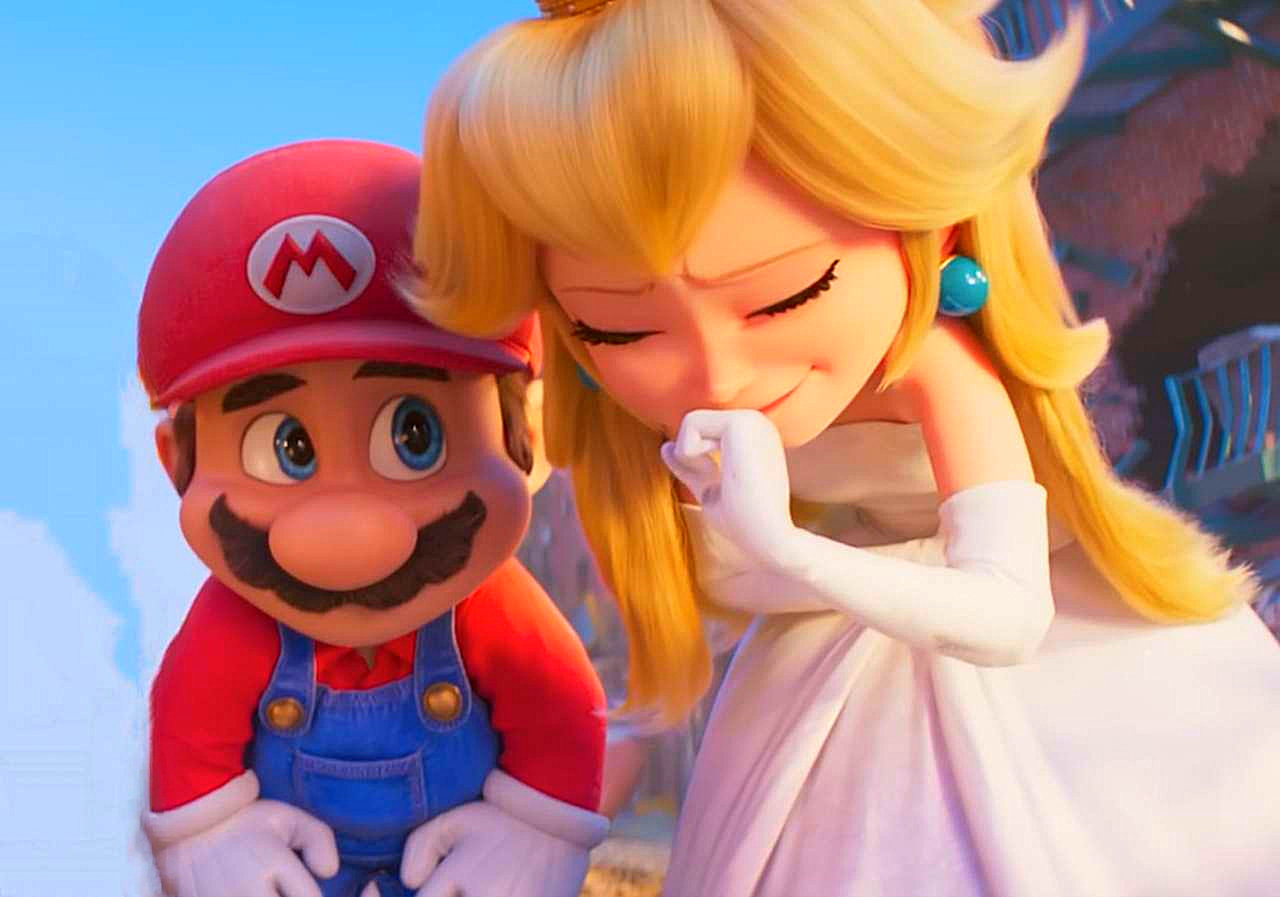 Mario Makes Peach Giggle by GoldSilverBros300 on DeviantArt