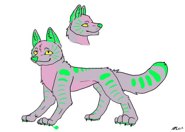 5 point wolf adoptable