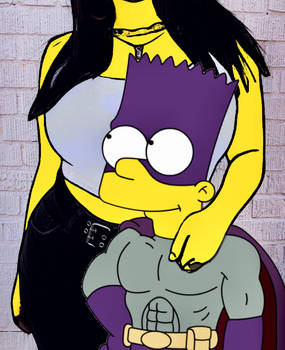 Bartman and his new girlfriend!