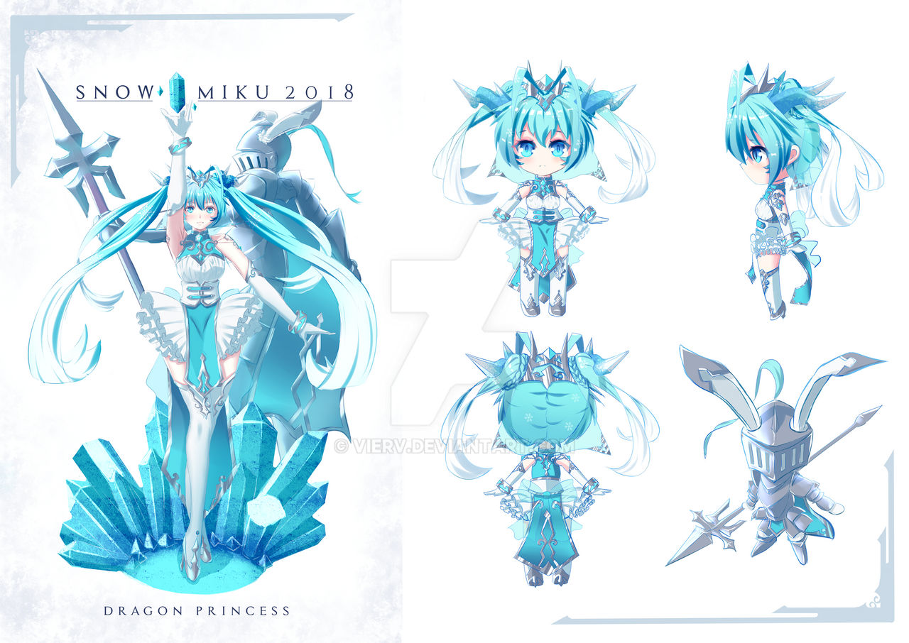 snow Dragon/ Snow Miku 2018