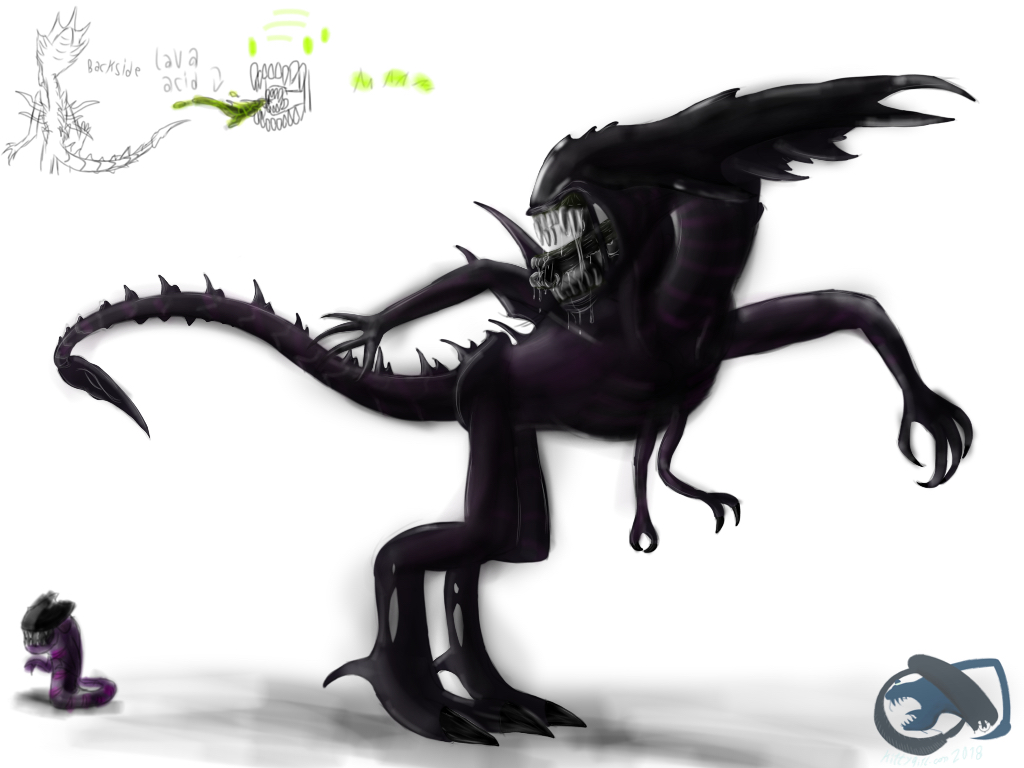 Queen/Pretorian Alien: Kaiju 95 meters