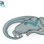 Sleepy blue