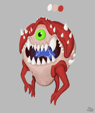 Lineless cacodemon