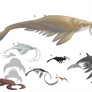 Sea weevils size chart