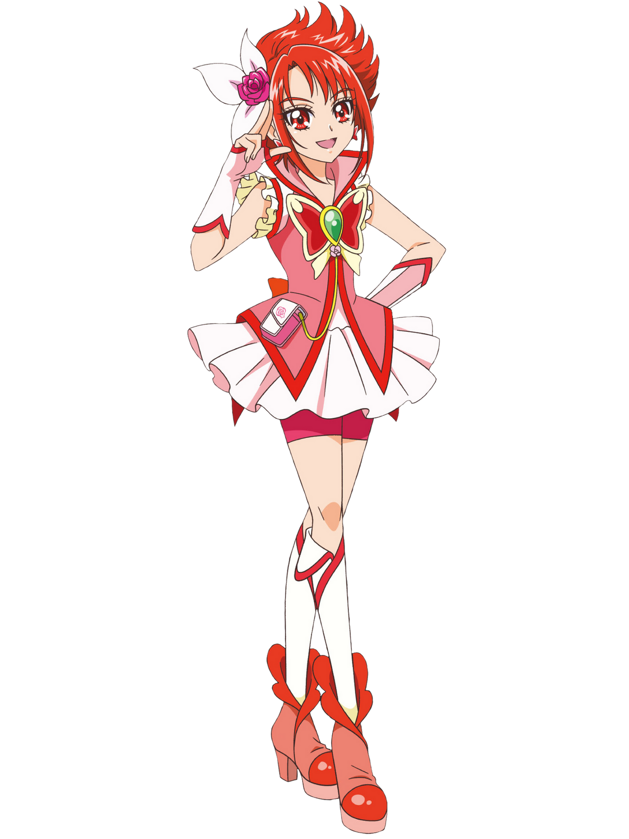 Cure Rougw Cure Rouge 1 by emiliana235 on DeviantArt