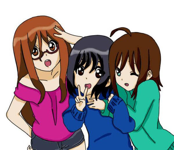 Yo Ritsu yui (yo) pau (ritsu) anju (azunya) by Yui-chan24 on DeviantArt