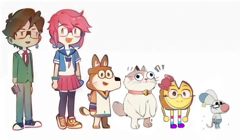 boy girl dog cat mouse cheese but anime by fanbgdcmccbbc25 on DeviantArt