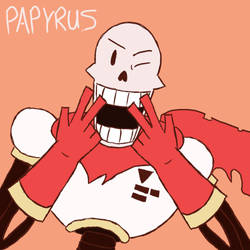 -Papyrus- Undertale (Gift)