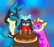 Happy birthday Vap and me x3