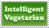 Intelligent Vegetarian Stamp