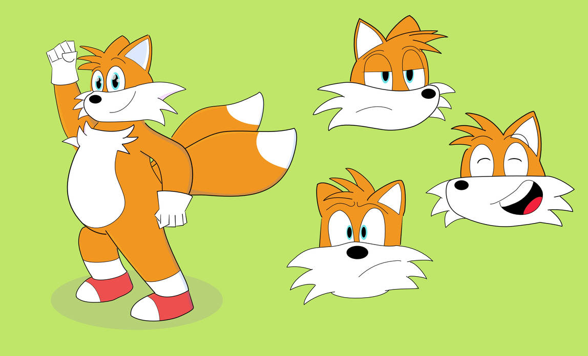 Tails New Redesign by JJBolton on DeviantArt