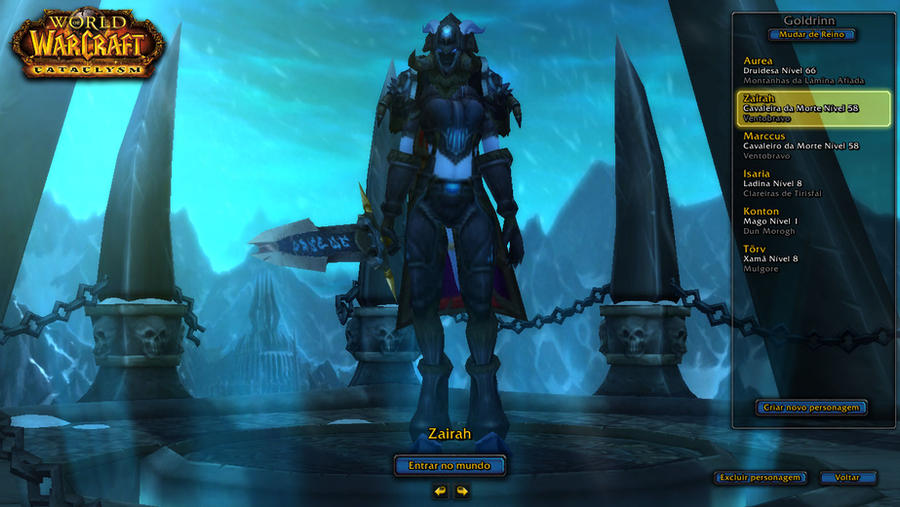 Zairah, The Draenei Death Knight (SS).