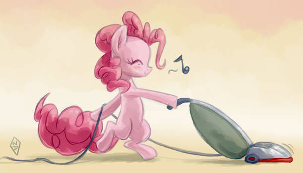 Pinkie Pie is Vacuuming