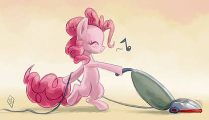 Pinkie Pie is Vacuuming