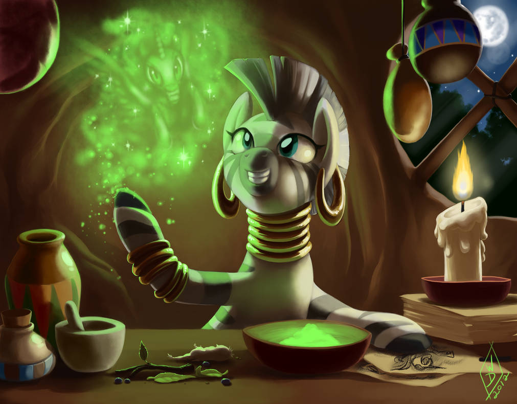 Commission: Getting Ready for Nightmare Night by WhiteDiamondsLtd