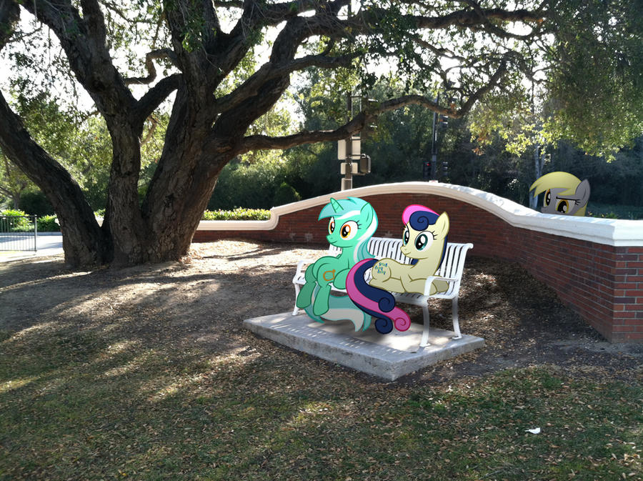 Lyra and BonBon at the Park