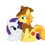 Rarity and Braeburn