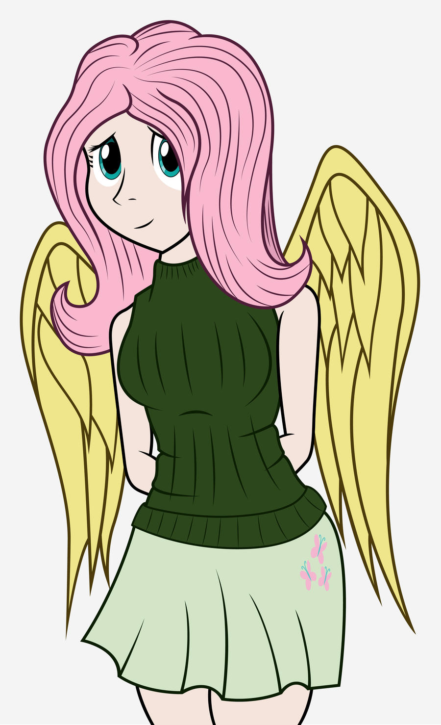 Fluttershy Human Color