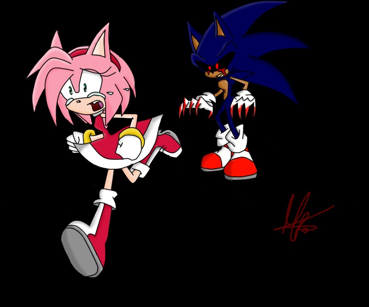 Sonic Y Amy Exe All in one Photos.