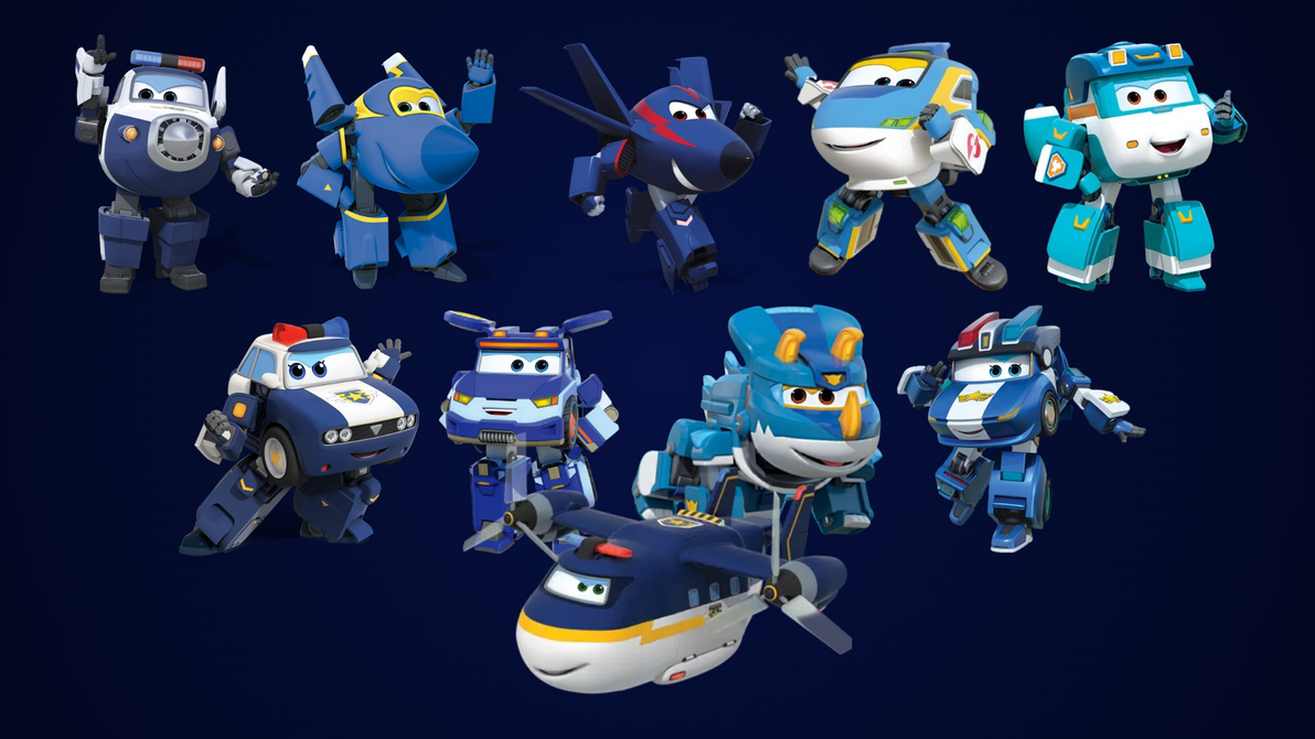 Super Wings Blue Characters by LeoSuperWings on DeviantArt