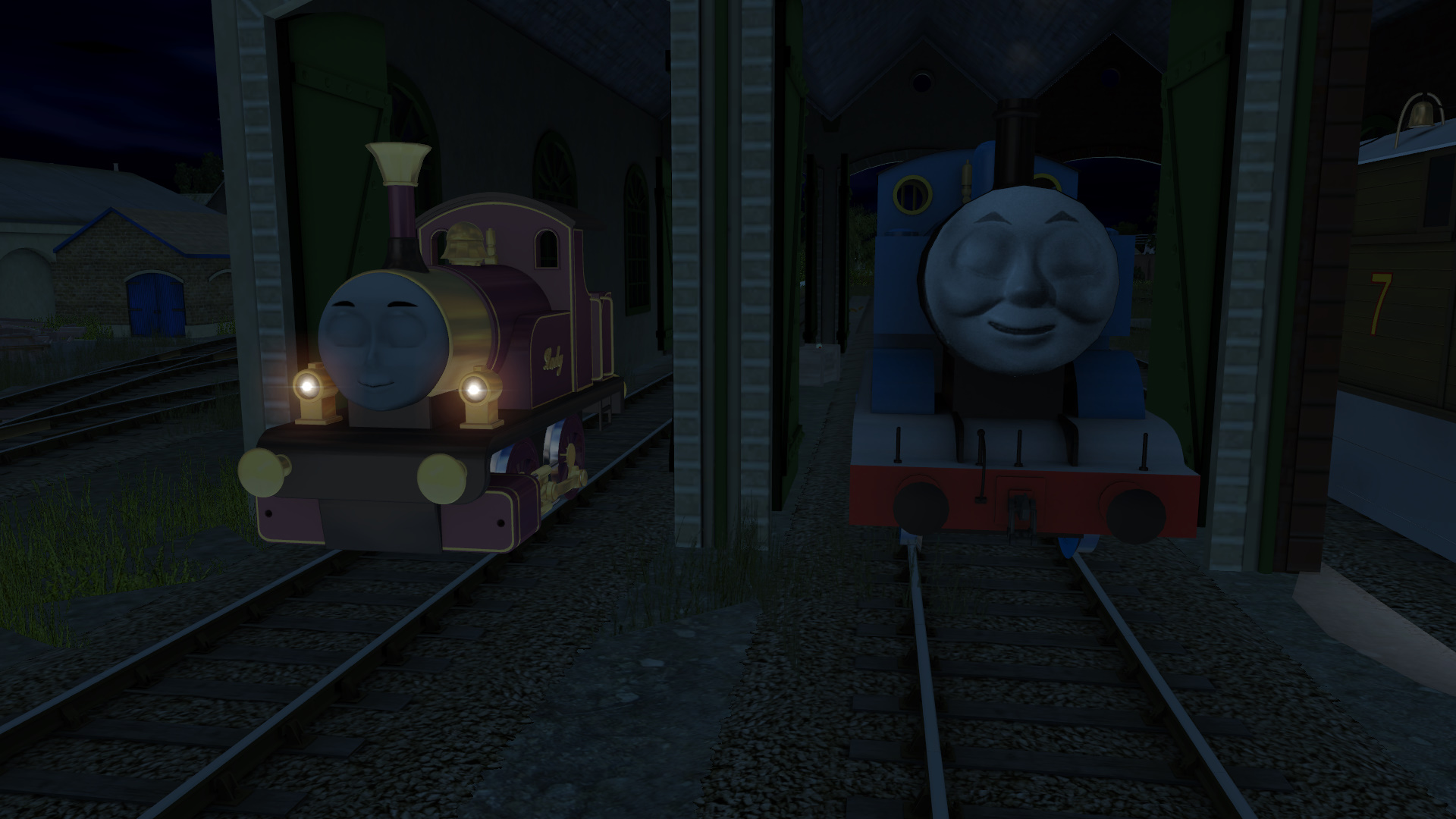 Sleep Less Thomas Thomas And Lady Sleeping Together by MrMenRaymanFan2001 on DeviantArt