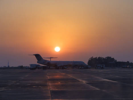 Sunset flight