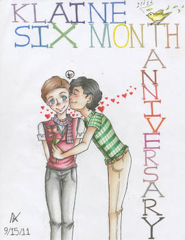 Klaine six month anniversary