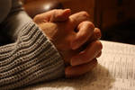Prayerful Hands by leena-shoe
