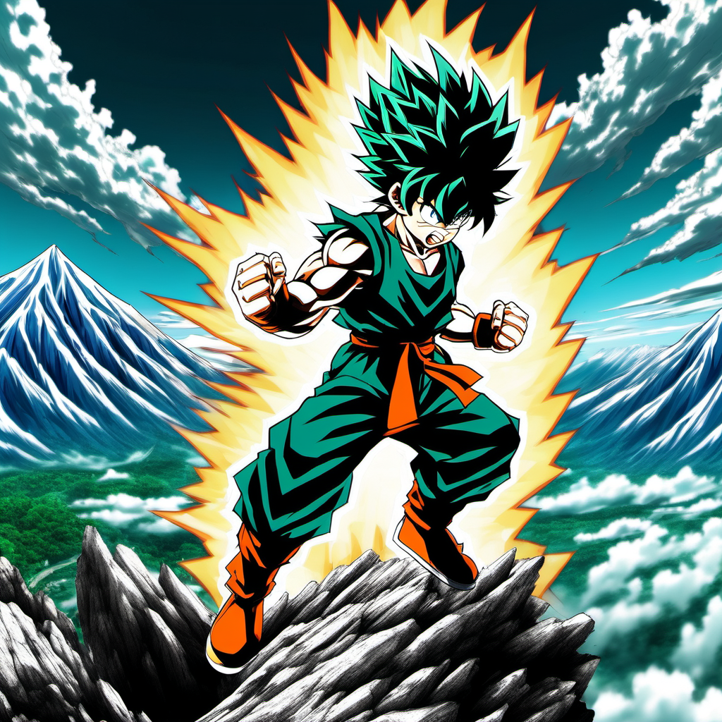 Deku Goes Super Saiyan by WhisperedDream11 on DeviantArt