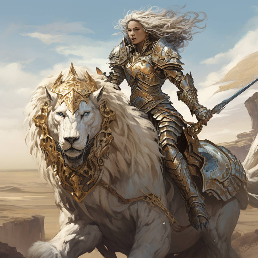 Sydrous Knight Riding an Armored Lion- II by Scarday on DeviantArt