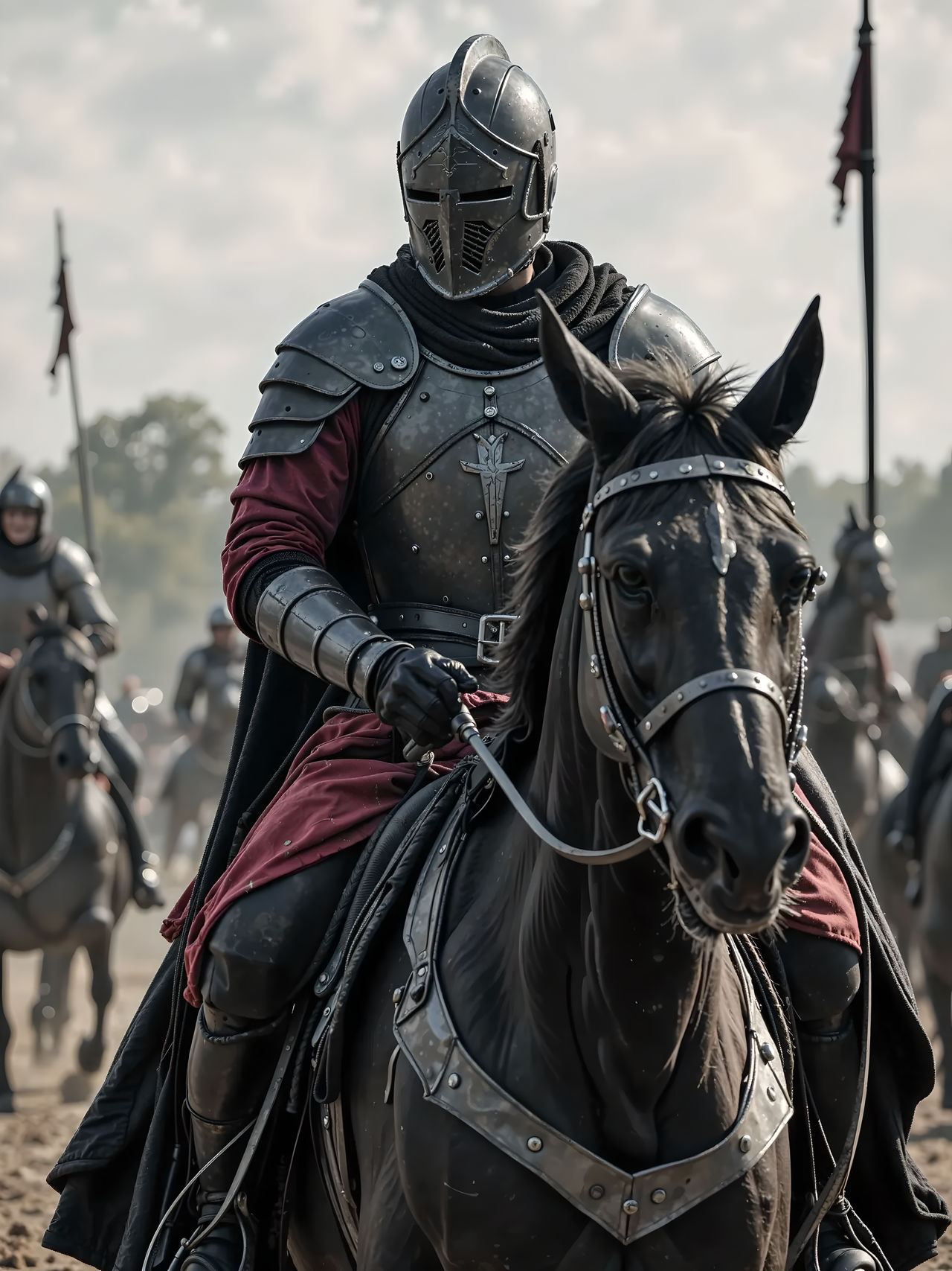Knight At The Races Knight with Horse by Scarday on DeviantArt