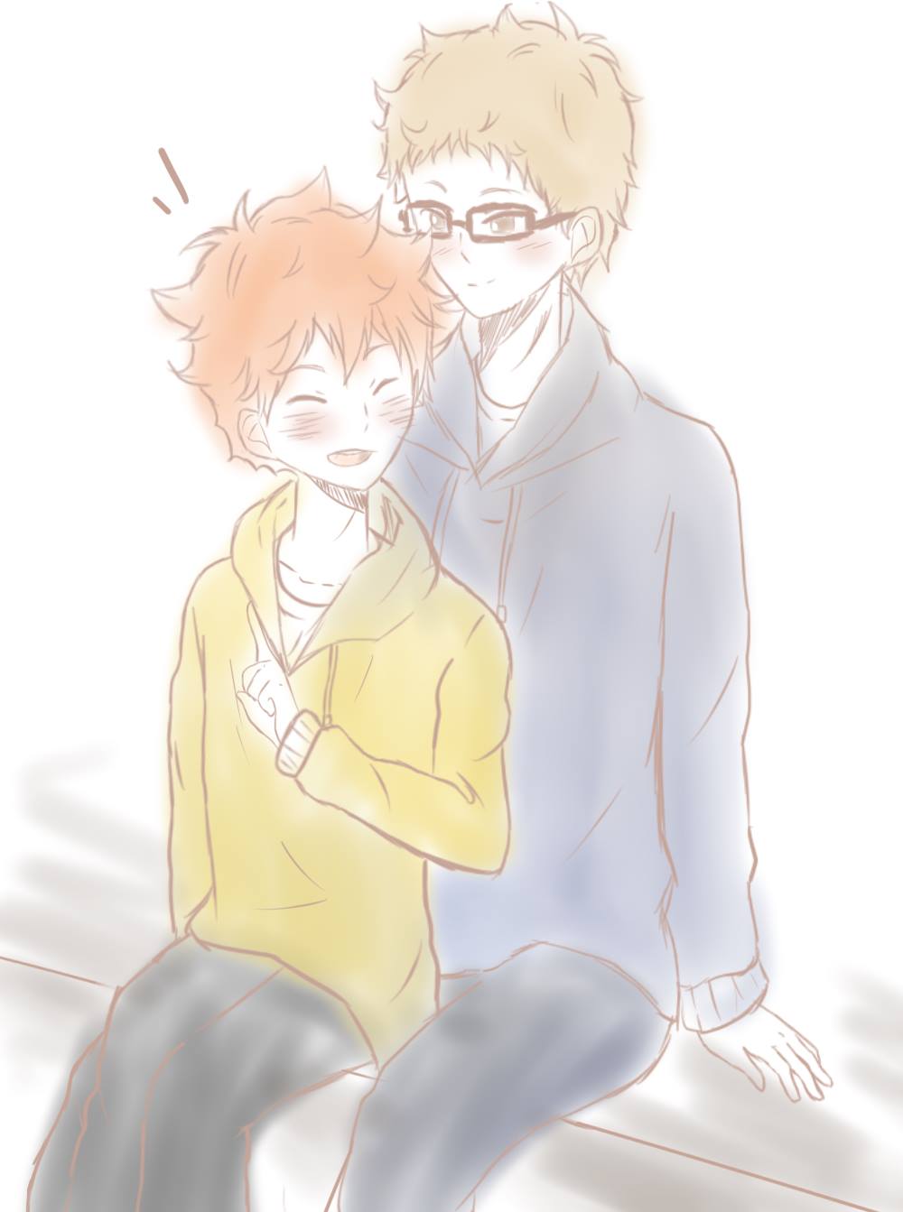 Haikyuu!! - Hinata x Tsukishima by Natchan23522 on DeviantArt