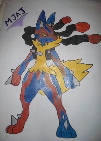 Cómo dibujar a Lucario Pokémon