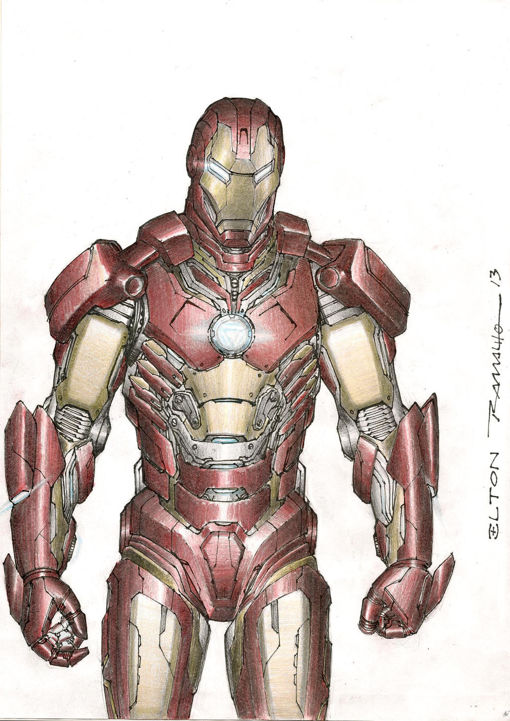 Iron Man sketch color