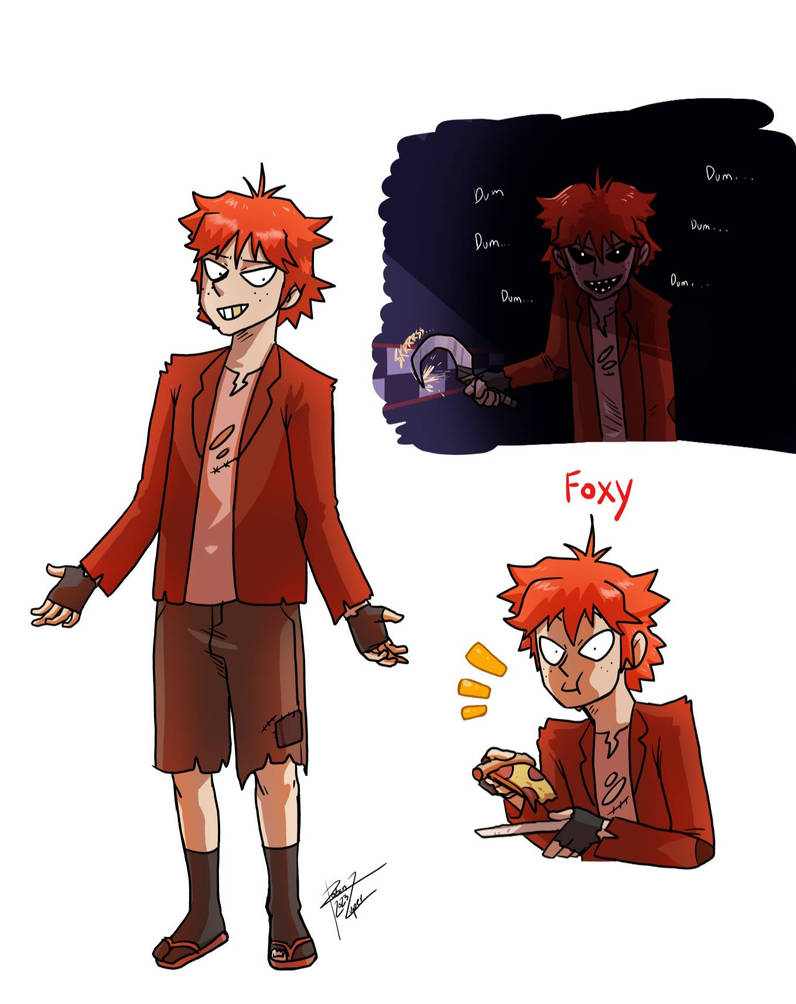 Foxy Humanized Foxy humanized by robinzuper500 on DeviantArt