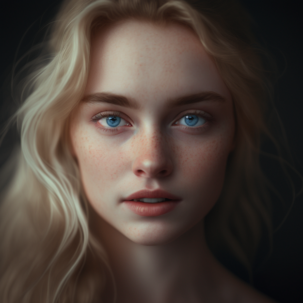 Portrait Of A Pretty Young Woman. AI Art by bwtdozer on DeviantArt
