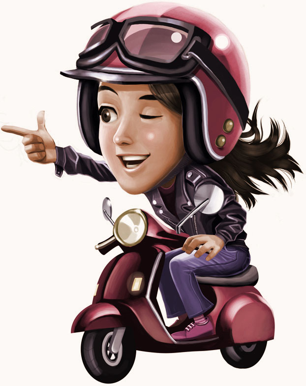 Vespa Girl