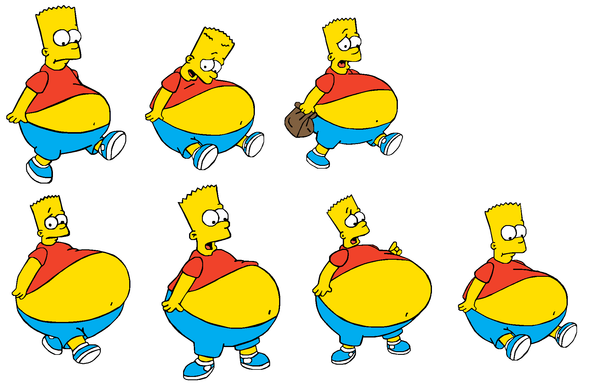 Bart Simpson, The Fattest Boy in Springfield by RetroGuy1990 on DeviantArt