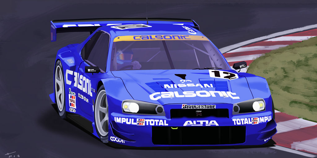 CALSONIC Skyline GT-R (R34) 2003 JGTC by shafiqlee2010 on DeviantArt