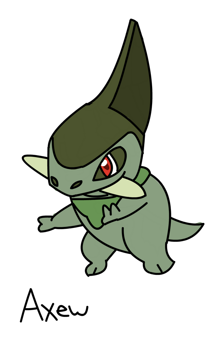 Axew Sticker Axew by o0STARCHASER0o on DeviantArt