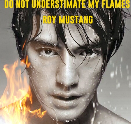 ROY MUSTANG REAL LIFE-Do not Understimate flames