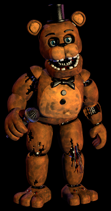 C4D/FNaF) FNaF 2  Withered Freddy Jumpscare by fnafandmore001 on DeviantArt