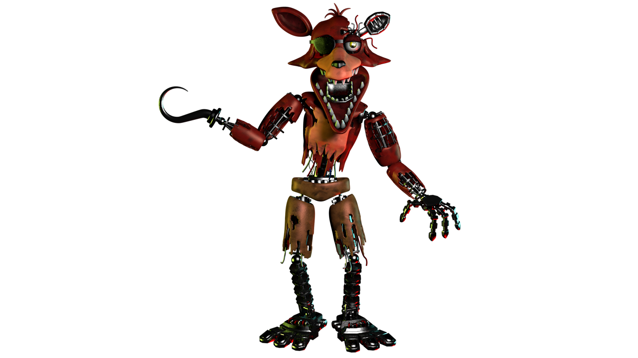 Withered Foxy AR Retexture (Fanmade, extra renders and credits in the  comments) : r/fivenightsatfreddys